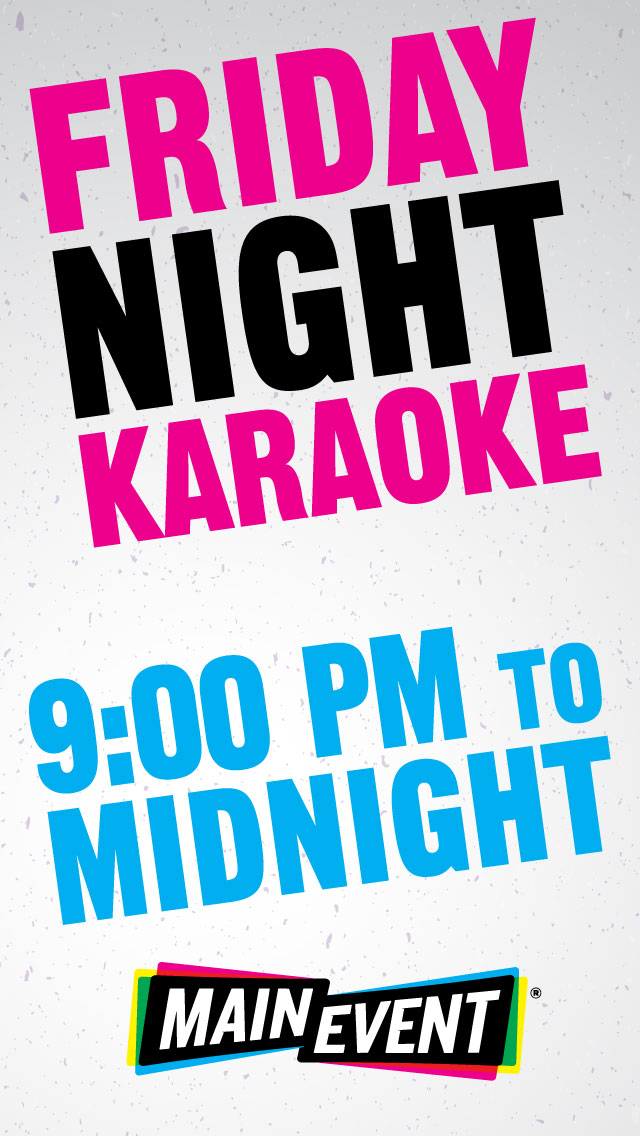 Main Event Windsor Friday Night Karaoke Slider